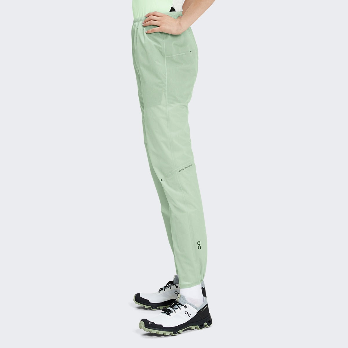 ON Women Green Polyester Blend Running Pant