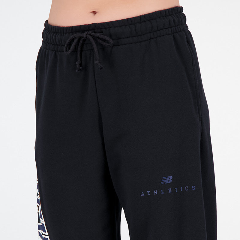 New Balance Black Man's Trackpant-UP31550