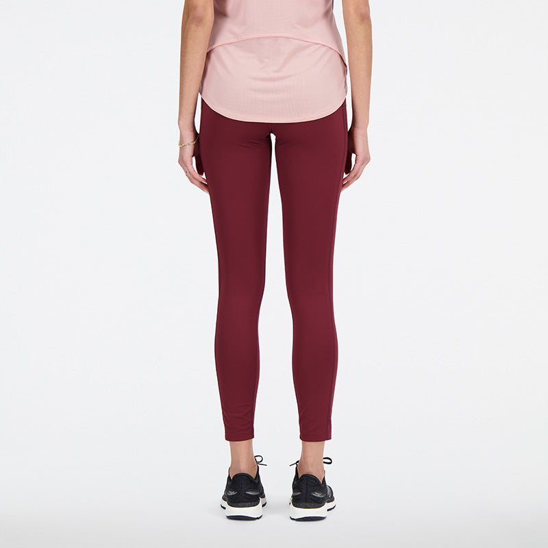 New Balance Burgundy Woman's Trackpant-WP33218