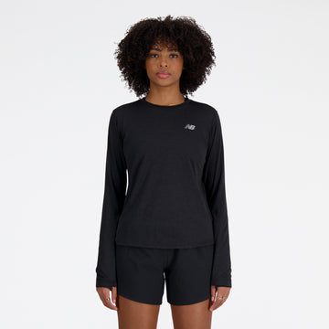 New Balance Black Woman's Tshirt-WT41256