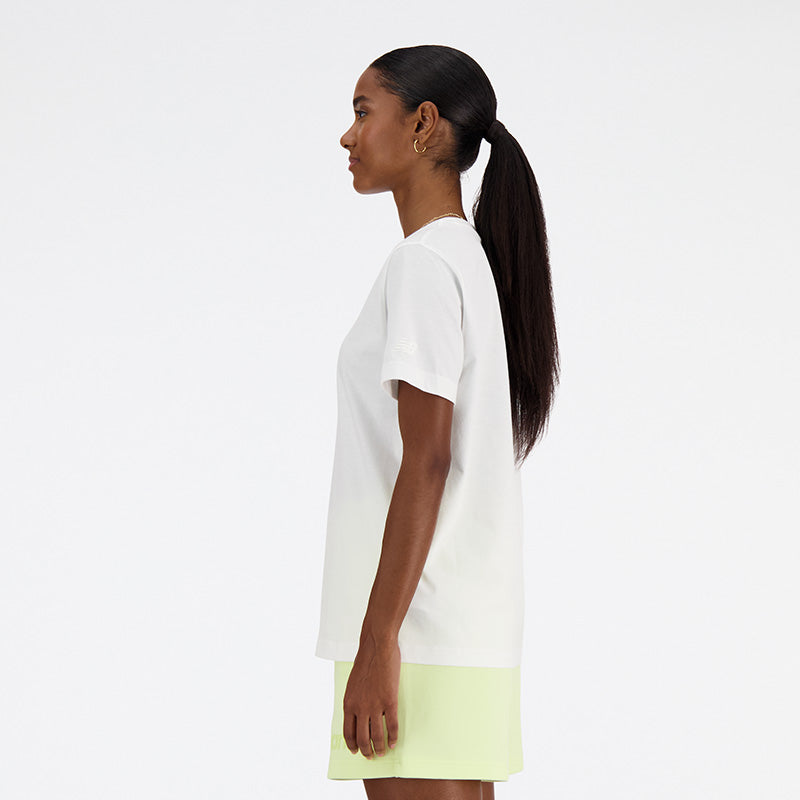 New Balance White Woman's Tshirt-WT41554