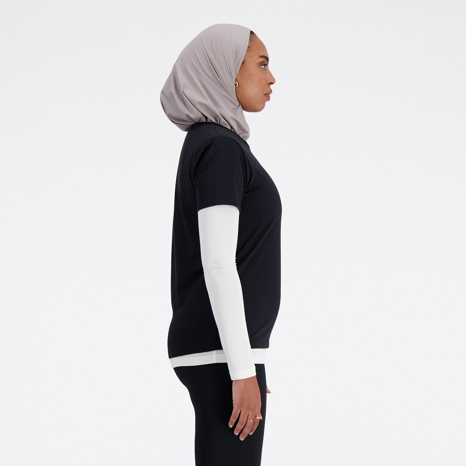 New Balance Black Woman's Tshirt-WT41190