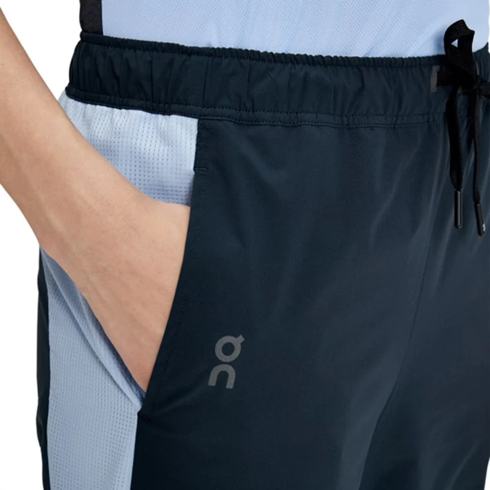 ON Women Navy Polymide Elastane Casual Trackpant