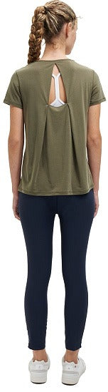 ON Women Olive Polyester Blend Casual Tshirt