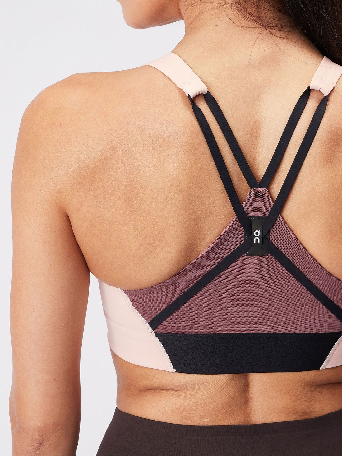 ON Women Cherry Red Poly Elastane Sports Bra