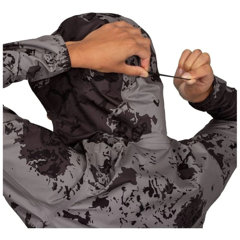 ON Women Black Polyester Blend Hoodie Anorak