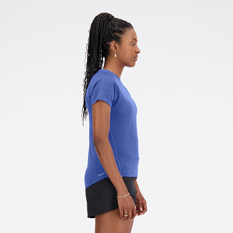 New Balance Blue Woman's Tshirt-WT21263