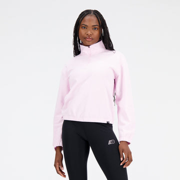 New Balance Pink Woman's Top-WT33501