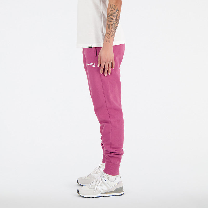 New Balance Pink Woman's Trackpant-WP03805