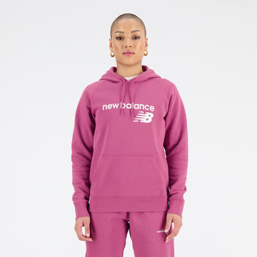 New Balance Pink Woman's Hoodie-WT03810