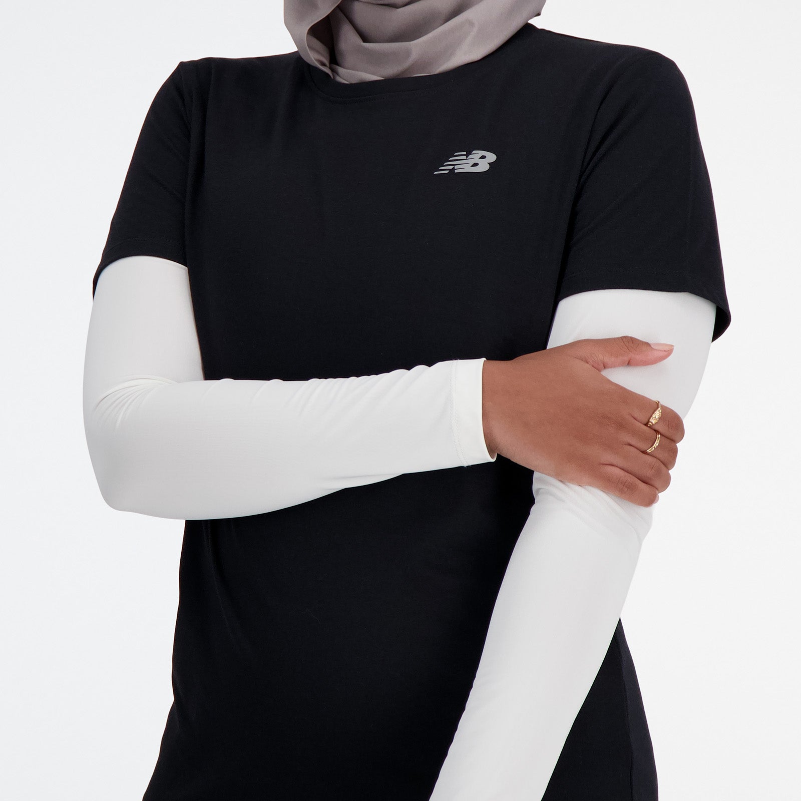 New Balance Black Woman's Tshirt-WT41190