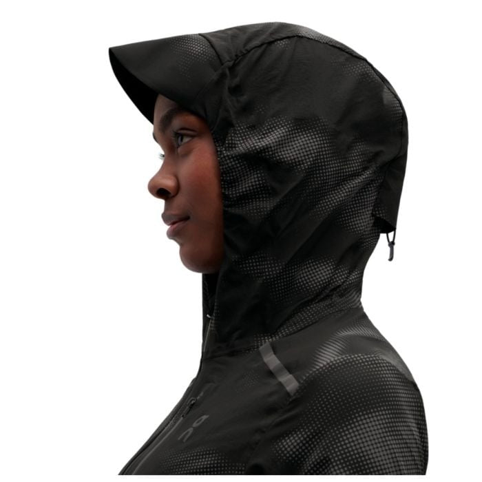 ON Women Black Polymide Jacket Jacket