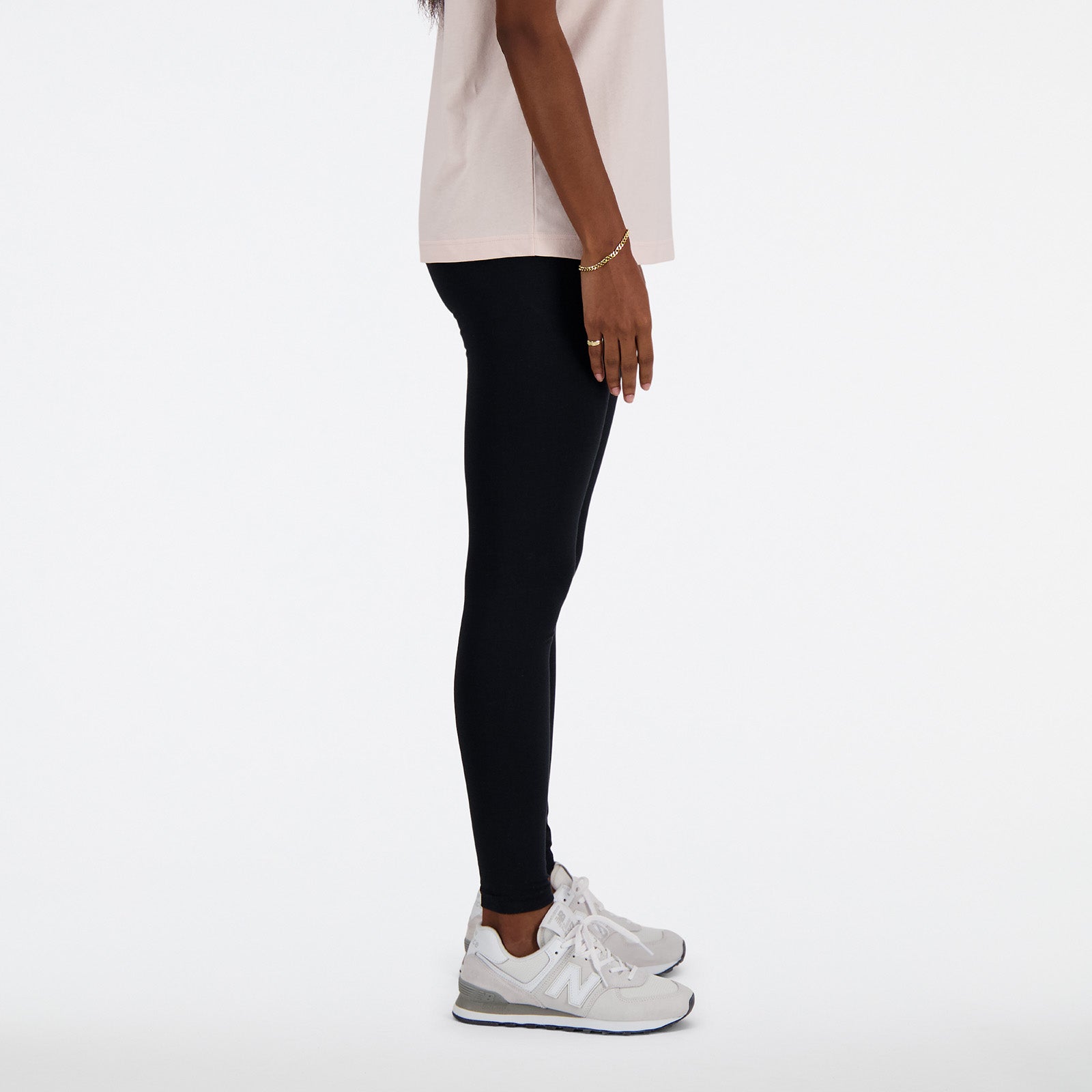 New Balance Black Woman's Trackpant-WP41501
