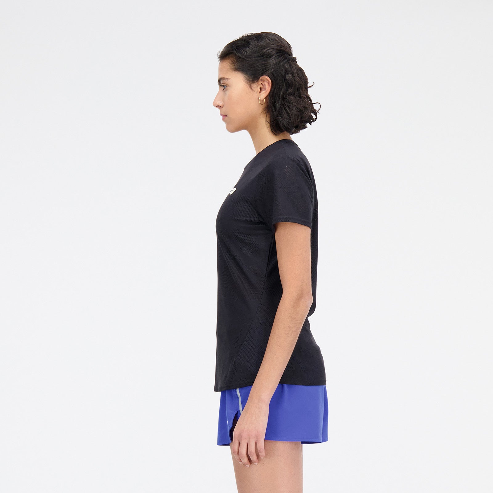 New Balance Black Woman's Tshirt-WT33281