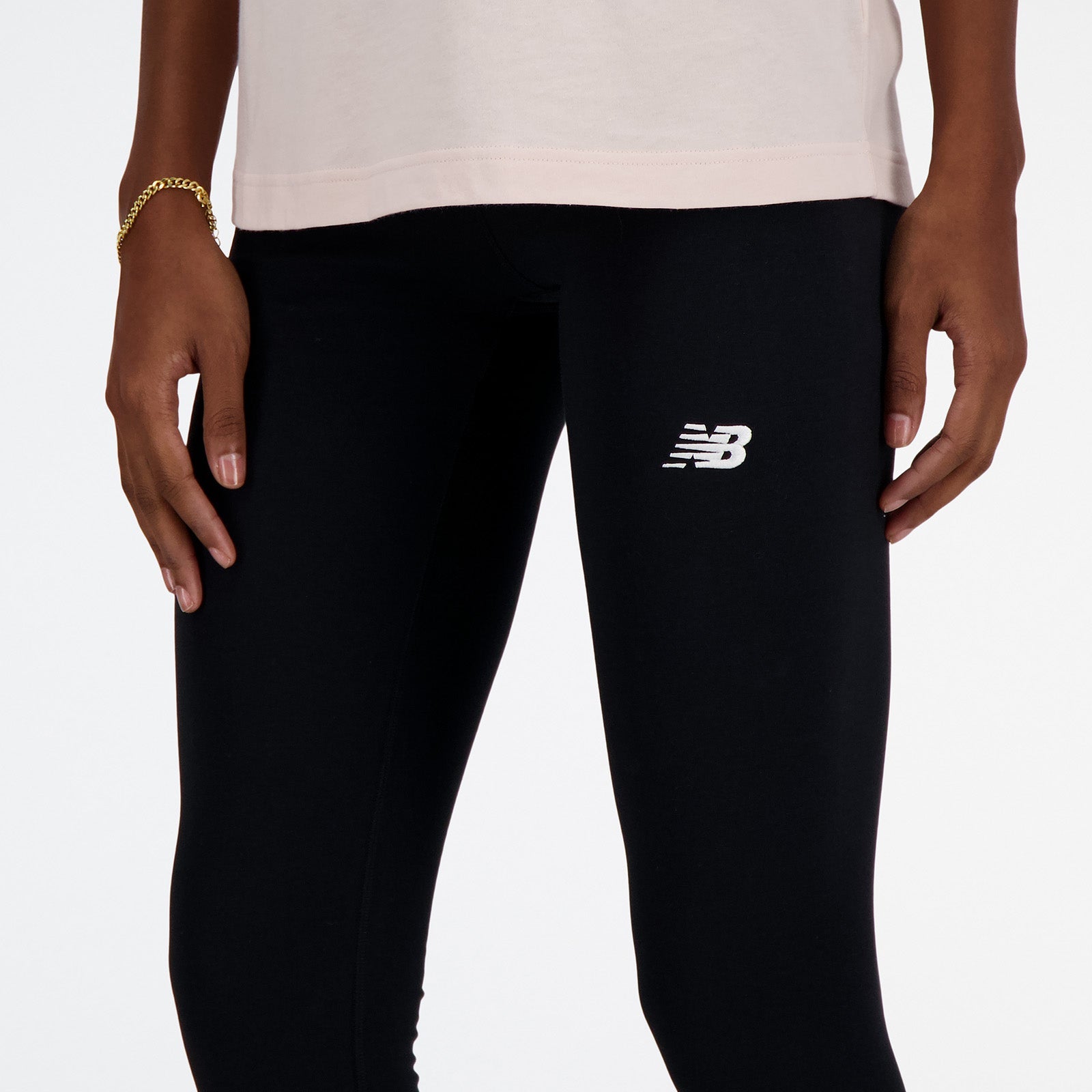 New Balance Black Woman's Trackpant-WP41501