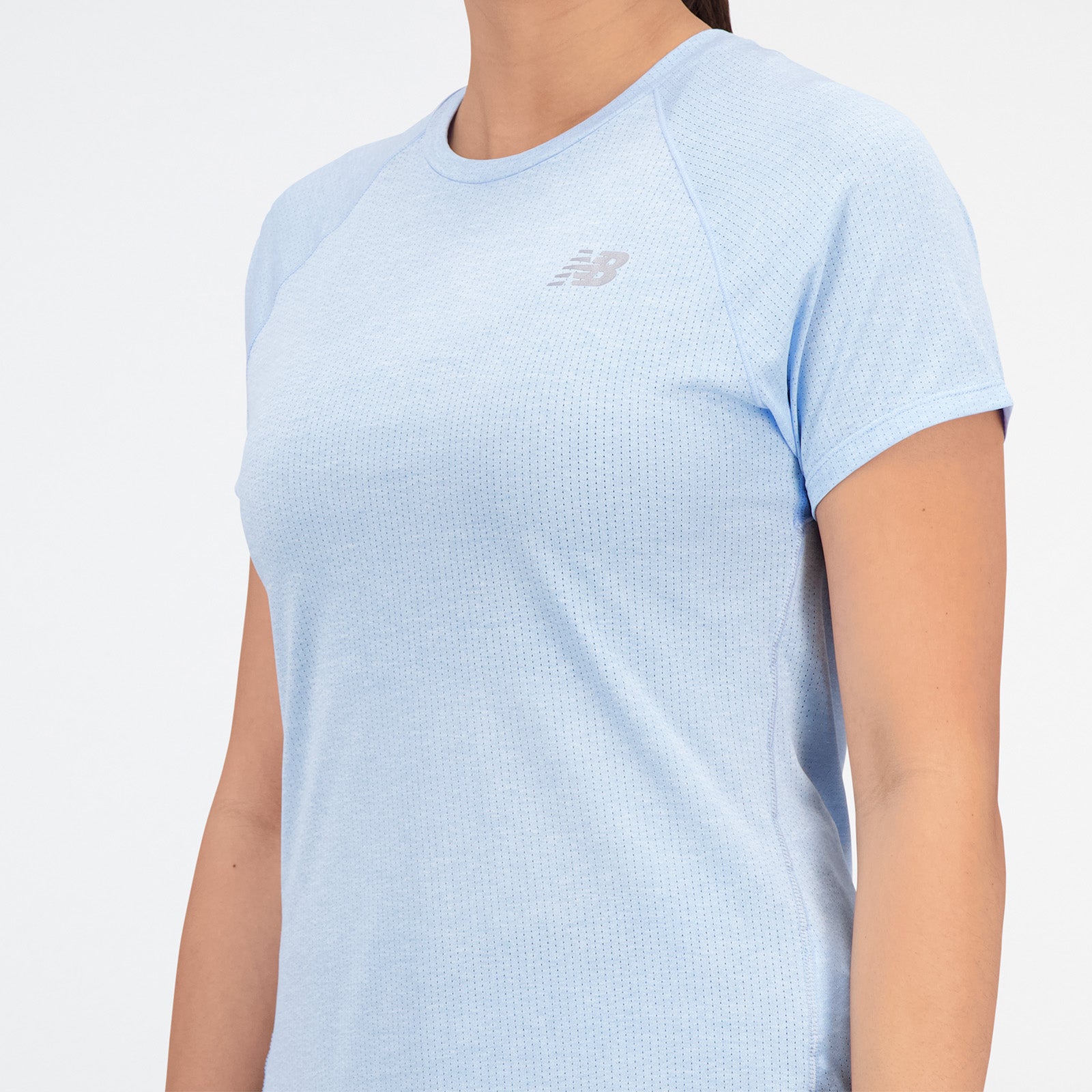 New Balance Blue Woman's Tshirt-WT21262