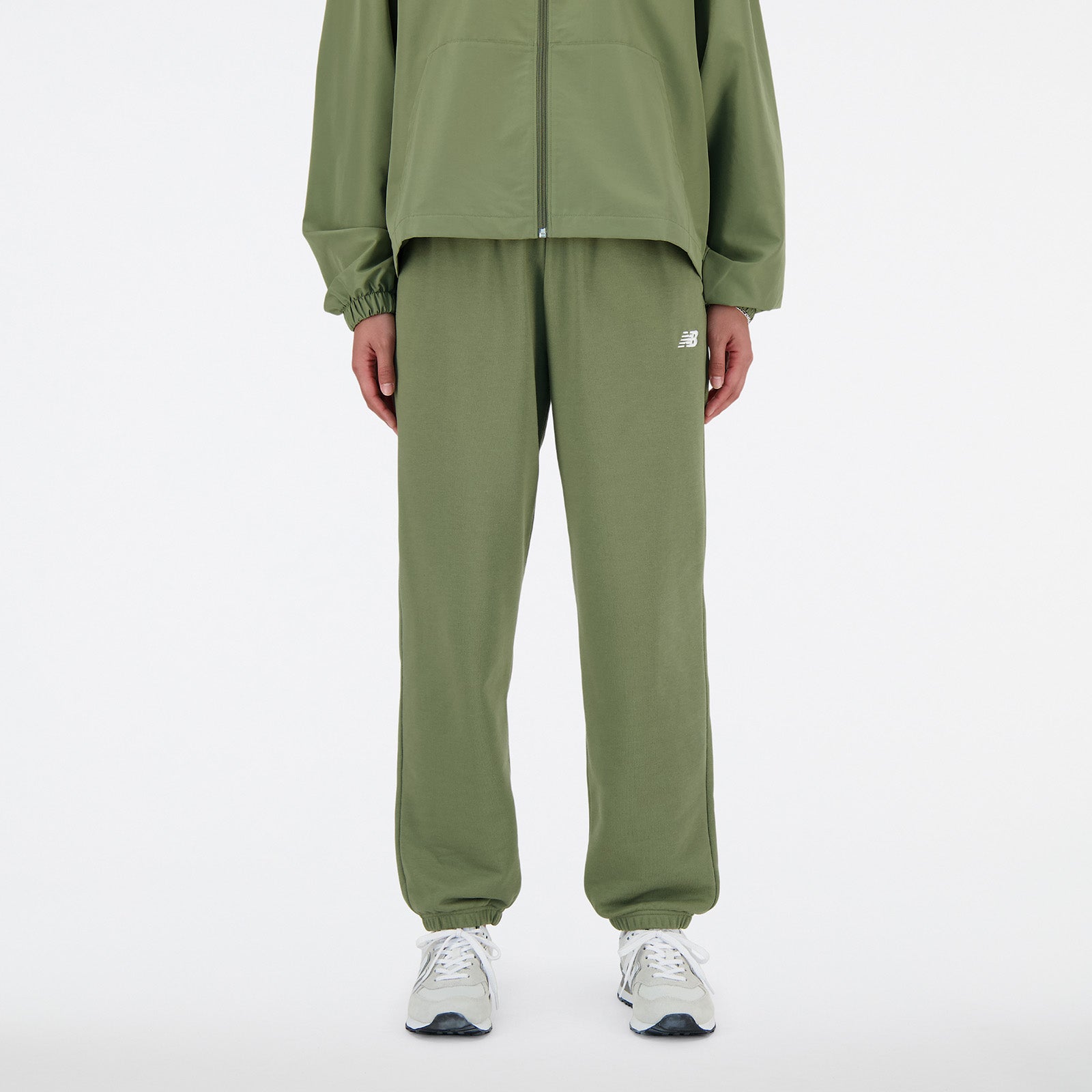 New Balance Olive Woman's Trackpant-WP41500