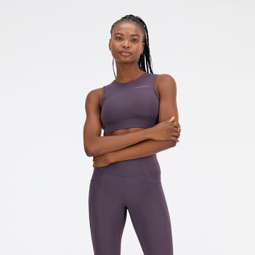 New Balance Purple Woman's Sports Bra-WB21110