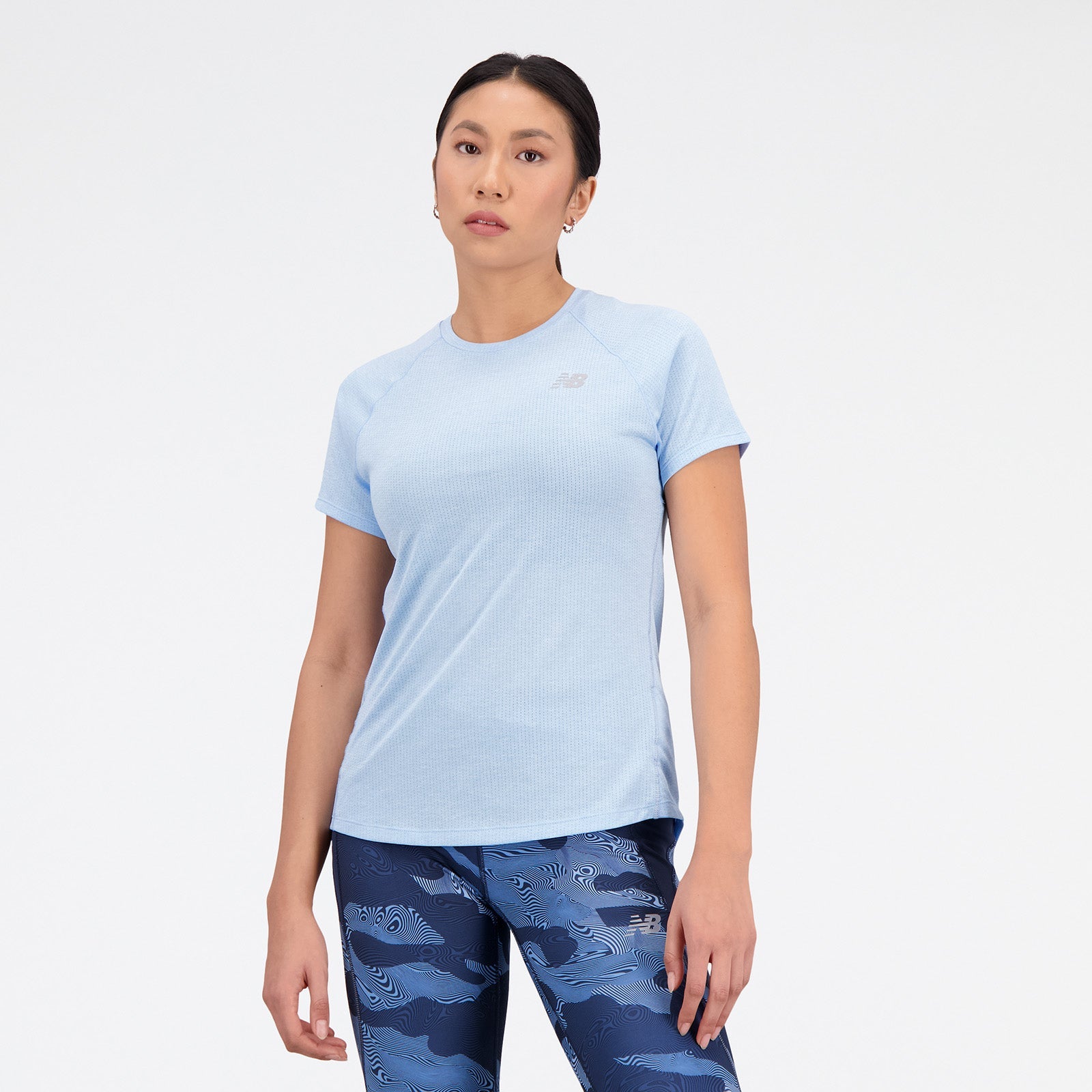 New Balance Blue Woman's Tshirt-WT21262