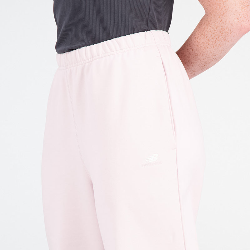 New Balance White Woman's Trackpant-WP31503