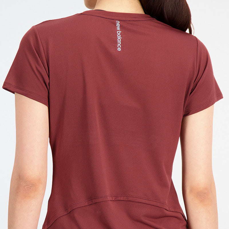 New Balance Wine Woman's Tshirt-WT23222