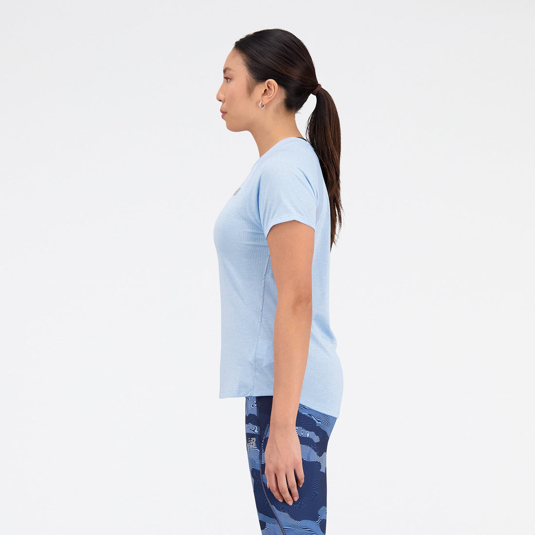 New Balance Blue Woman's Tshirt-WT21262