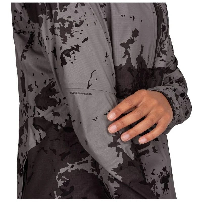 ON Women Black Polyester Blend Hoodie Anorak
