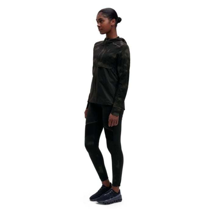 ON Women Black Polymide Jacket Jacket