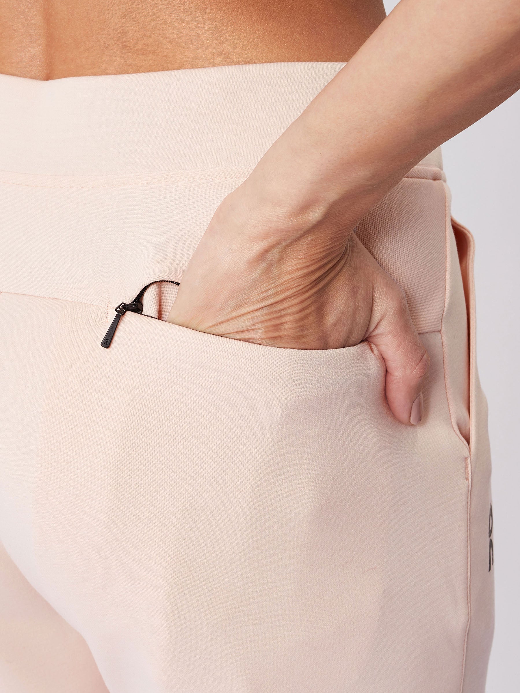ON Women Peach Polyester Blend Running Pant