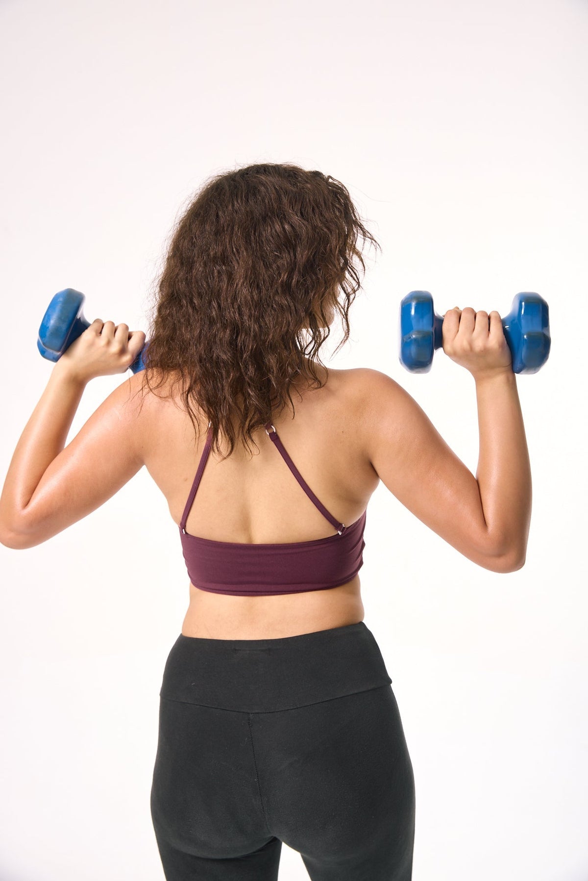 Wine Phasesoft Halter Neck Sports Bra – Isaymove activewear
