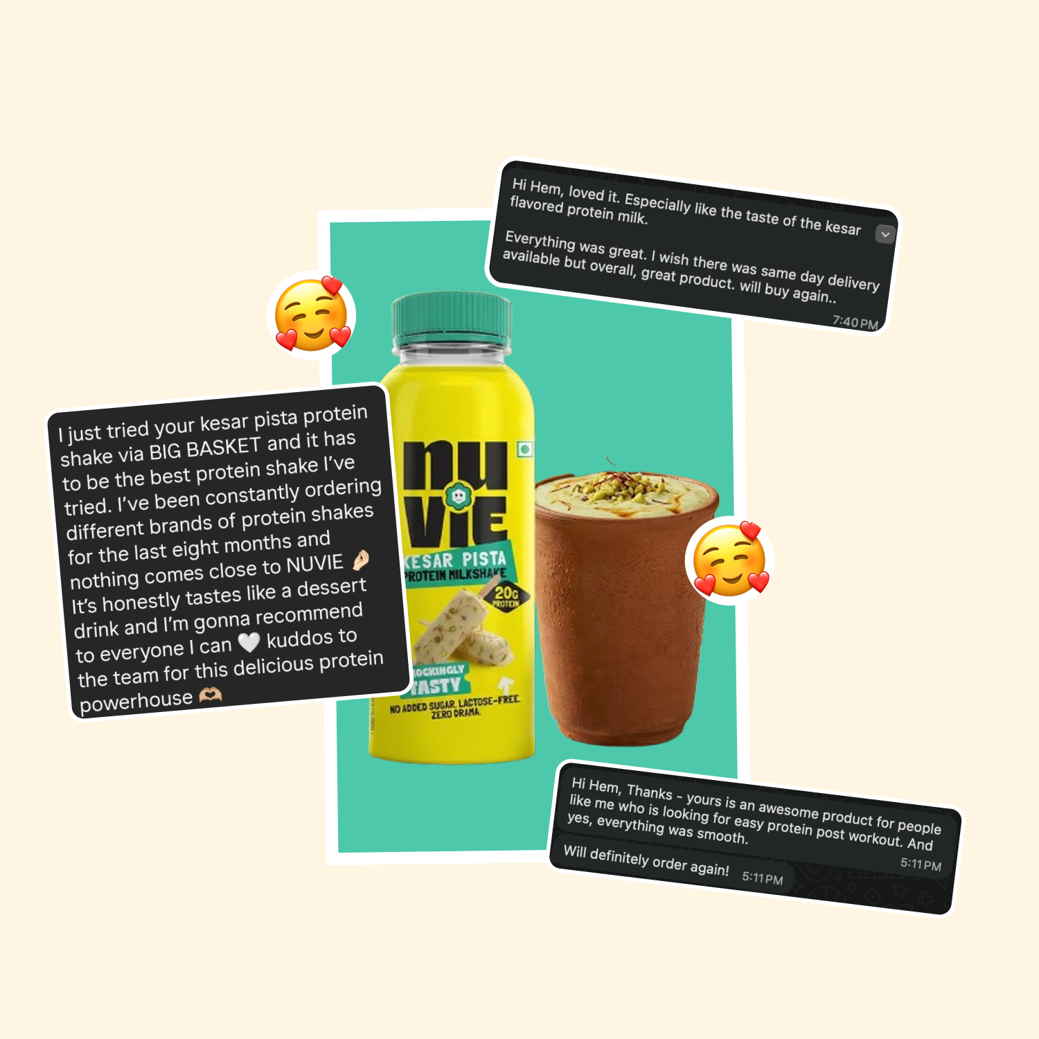 Kesar Pista Protein Shake