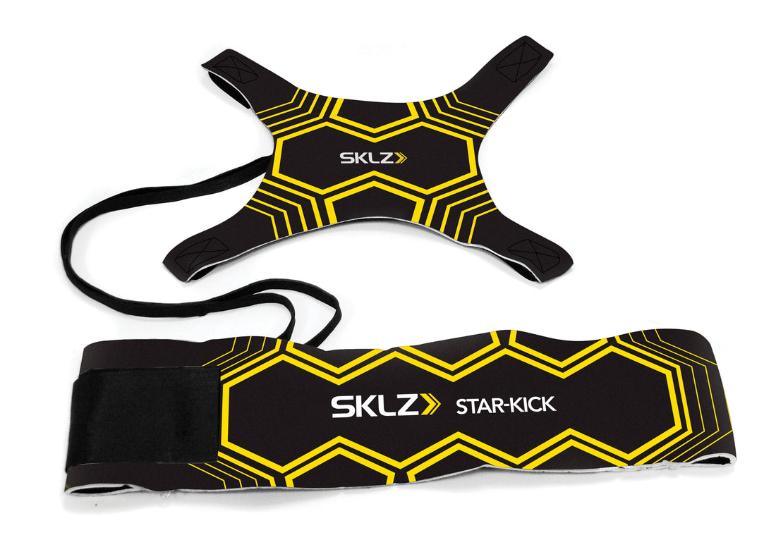 SKLZ Star-Kick Hands Free Adjustable Solo Soccer Trainer, Black