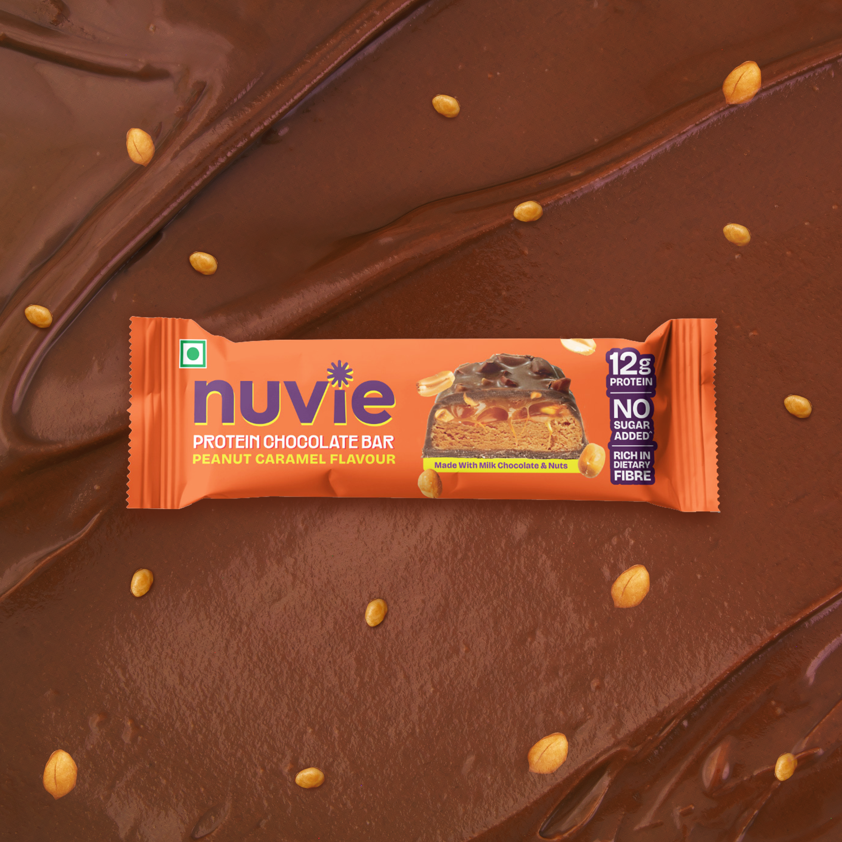 Protein Chocolate Bar - Peanut Caramel